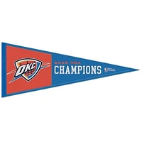 WinCraft Oklahoma City Thunder 2025 NBA Finals Champions 13" x 32" Wool Pennant