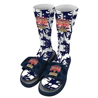 Unisex ISlide Navy Florida Panthers Back-To-Back Stanley Cup Champions Sock & Slide Bundle