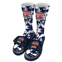 Unisex ISlide Navy Florida Panthers Back-To-Back Stanley Cup Champions Sock & Slide Bundle