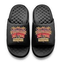 Unisex ISlide Black Florida Panthers Back-To-Back Stanley Cup Champions Motive Slide Sandals