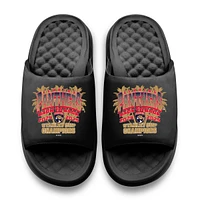 Unisex ISlide Black Florida Panthers Back-To-Back Stanley Cup Champions Motive Slide Sandals