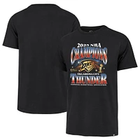 Men's '47  Black Oklahoma City Thunder 2025 NBA Finals Champions Baller Franklin T-Shirt