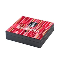 Florida Panthers 2025 Stanley Cup Champions Humidor Supreme 20-Count Travel Cigar Humidor - Art by Charlie Turano III