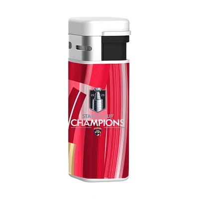 Florida Panthers 2025 Stanley Cup Champions Palió Treo Triple Jet Cigar Lighter - Art by Charlie Turano III