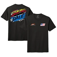 Men's JR Motorsports Official Team Apparel Black Cleetus McFarland Do It For Dale Lifestyle Tri-Blend T-Shirt