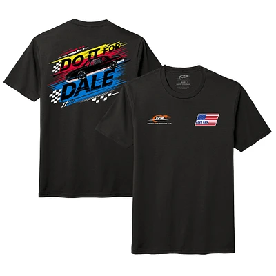 Men's JR Motorsports Official Team Apparel Black Cleetus McFarland Do It For Dale Lifestyle Tri-Blend T-Shirt