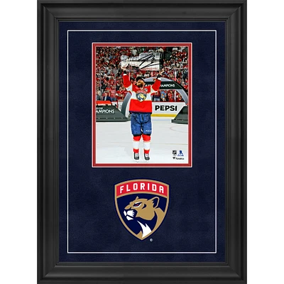 Sam Bennett Florida Panthers Autographed 2025 Stanley Cup Champions Deluxe Framed 8" x 10" Raising Cup Photograph