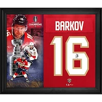 Aleksander Barkov Florida Panthers Autographed 2025 Stanley Cup Champions Framed 20" x 24" Jersey Number Collage