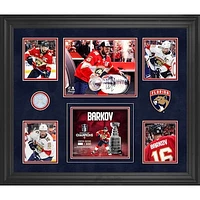 Aleksander Barkov Florida Panthers Autographed 2025 Stanley Cup Champions Framed 20" x 24" Collage with a Piece of Game-Used Net from the 2025 Stanley Cup Final - Limited Edition of 100
