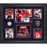 Aleksander Barkov Florida Panthers Autographed 2025 Stanley Cup Champions Framed 20" x 24" Collage with a Piece of Game-Used Net from the 2025 Stanley Cup Final - Limited Edition of 100