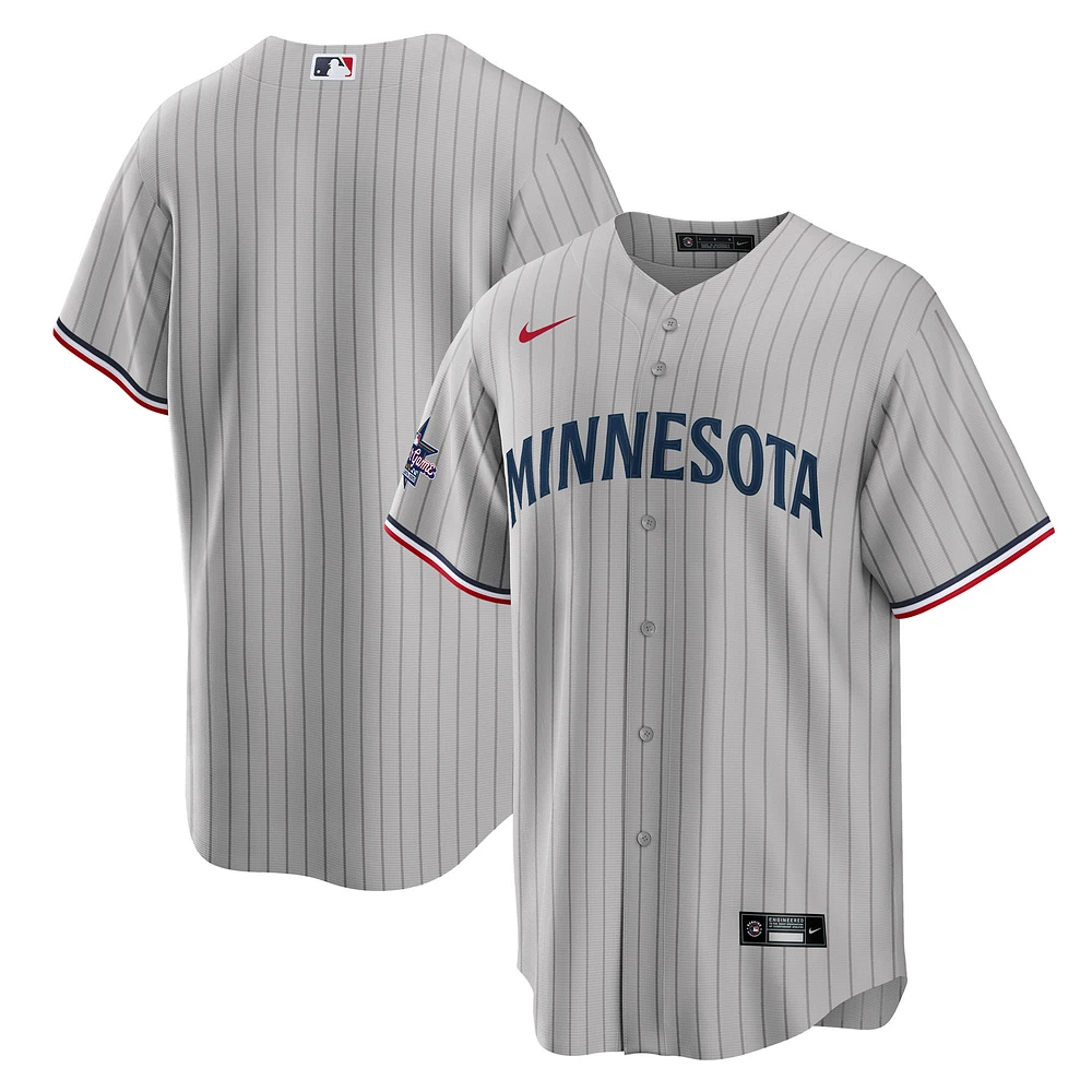 Men's Nike Gray Minnesota Twins 2025 MLB All-Star Game Away Replica Jersey