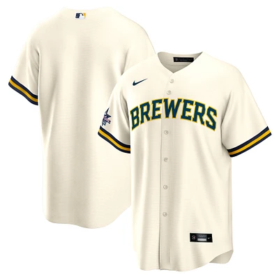 Men's Nike Cream Milwaukee Brewers 2025 MLB All-Star Game Home Replica Jersey