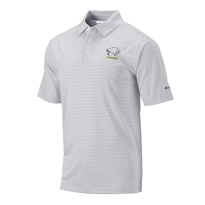 Men's Columbia Gray Colorado Buffaloes Vault Logo Club Invite Polo