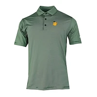 Men's Columbia Green Baylor Bears Vault Logo Double Hit Polo