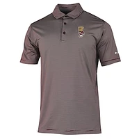 Men's Columbia Maroon Mississippi State Bulldogs Vault Logo Double Hit Polo