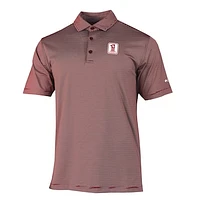 Men's Columbia Crimson Oklahoma Sooners Vault Logo Double Hit Polo