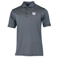 Men's Columbia Navy North Carolina Tar Heels Vault Logo Double Hit Polo