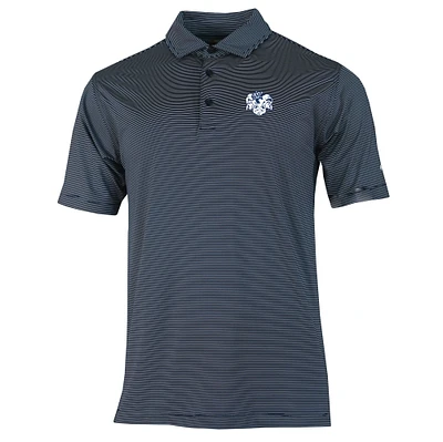Men's Columbia Navy North Carolina Tar Heels Vault Logo Double Hit Polo
