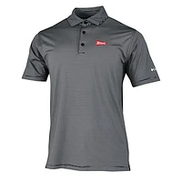 Men's Columbia Black Nebraska Huskers Vault Logo Double Hit Polo