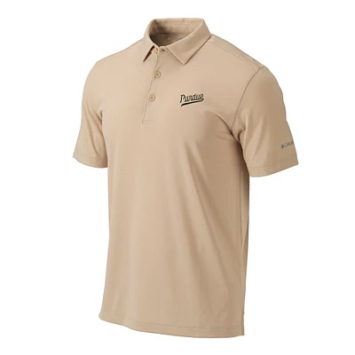 Men's Columbia Gold Purdue Boilermakers Vault Omni-Wick Drive Polo
