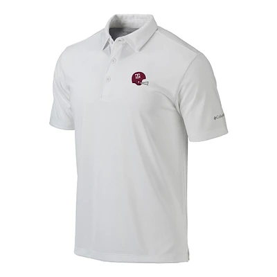 Men's Columbia White Texas A&M Aggies Vault Omni-Wick Drive Polo