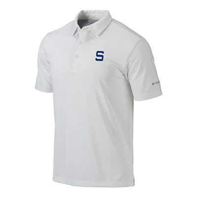 Men's Columbia White Penn State Nittany Lions Vault Omni-Wick Drive Polo