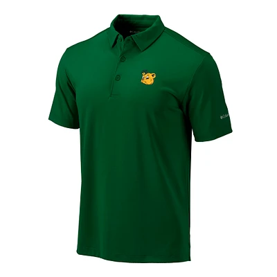Men's Columbia Green Baylor Bears Vault Omni-Wick Drive Polo