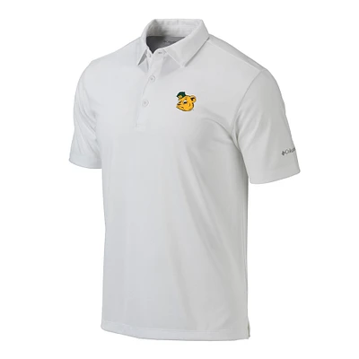 Men's Columbia White Baylor Bears Vault Omni-Wick Drive Polo