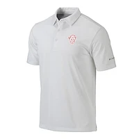 Men's Columbia White Houston Cougars Vault Omni-Wick Drive Polo