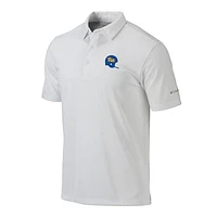 Men's Columbia White Pitt Panthers Vault Omni-Wick Drive Polo