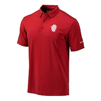 Men's Columbia Red Houston Cougars Vault Omni-Wick Drive Polo