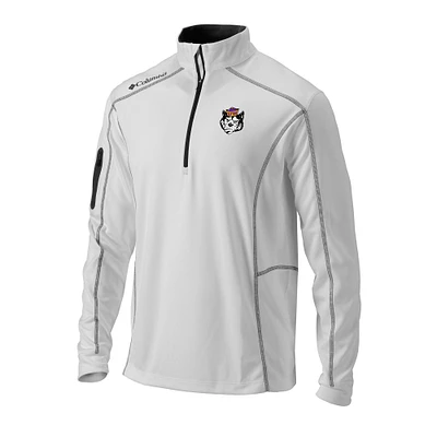 Men's Columbia White Washington Huskies Vault Omni-Wick Shotgun Quarter-Zip Pullover