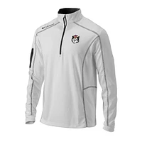 Men's Columbia White Washington Huskies Vault Omni-Wick Shotgun Quarter-Zip Pullover