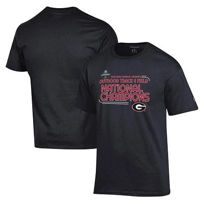 Unisex Champion Georgia Bulldogs 2025 NCAA Women's Outdoor Track and Field National Champions T-Shirt