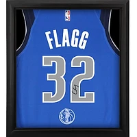 Cooper Flagg Dallas Mavericks Autographed Framed Blue Icon Swingman Jersey Shadowbox