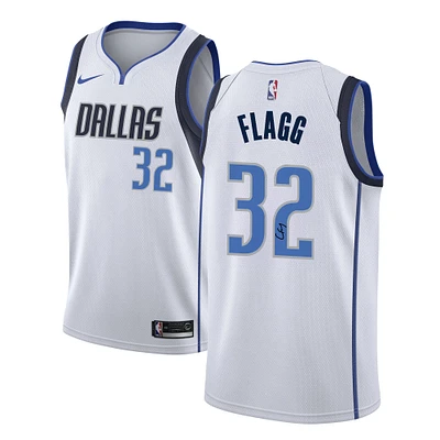 Cooper Flagg Dallas Mavericks Autographed Nike White Association Swingman Jersey