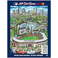 2025 MLB All-Star Game Program with Specialty Cover Artwork by Charles Fazzino