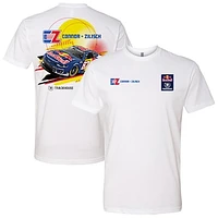 Men's Trackhouse Racing Team Collection  White Connor Zilisch Red Bull Car T-Shirt