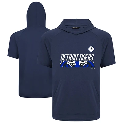 Men's Levelwear  Navy Detroit Tigers City Connect Phase Core Logo Pullover Hoodie T-Shirt