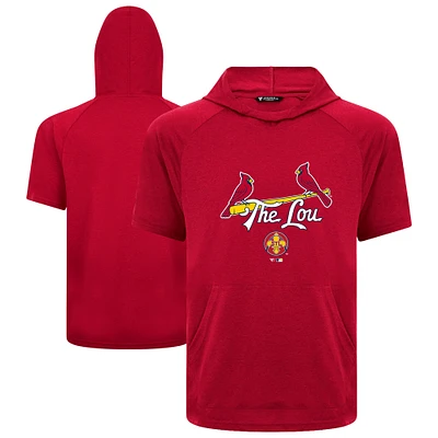 Men's Levelwear  Red St. Louis Cardinals City Connect Phase Back Plash Hoodie T-Shirt