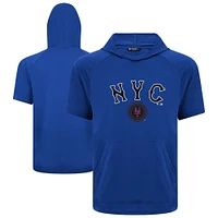 Men's Levelwear  Royal New York Mets City Connect Phase Back Plash Hoodie T-Shirt