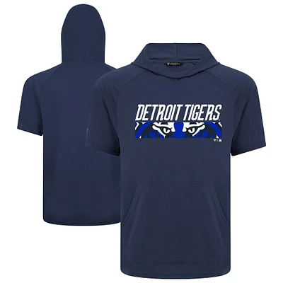 Men's Levelwear  Navy Detroit Tigers City Connect Phase Back Plash Hoodie T-Shirt