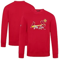 Men's Levelwear  Red St. Louis Cardinals City Connect Zane Core Logo Sweatshirt