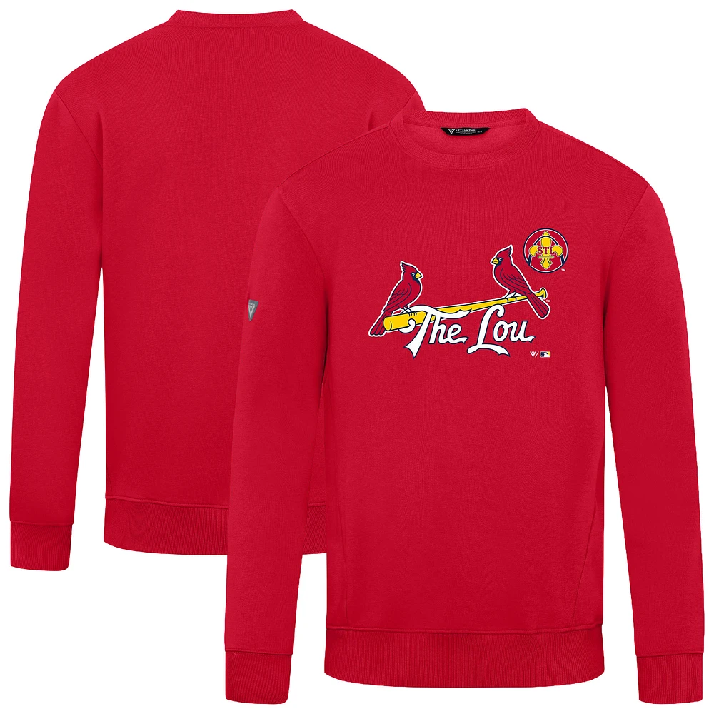 Men's Levelwear Red St. Louis Cardinals City Connect Zane Core Logo Sweatshirt