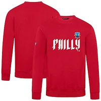 Men's Levelwear  Red Philadelphia Phillies City Connect Zane Core Logo Sweatshirt