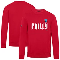 Men's Levelwear  Red Philadelphia Phillies City Connect Zane Core Logo Sweatshirt