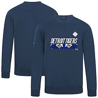 Men's Levelwear  Navy Detroit Tigers City Connect Zane Core Logo Sweatshirt