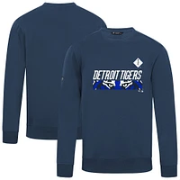 Men's Levelwear  Navy Detroit Tigers City Connect Zane Core Logo Sweatshirt