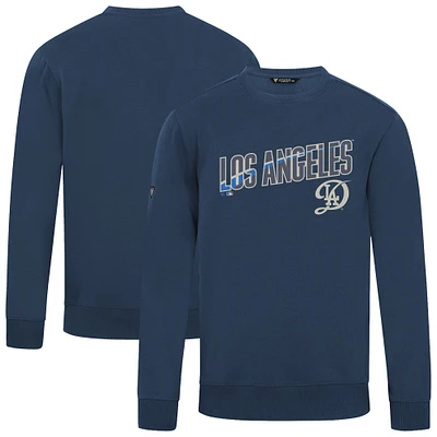 Men's Levelwear  Navy Los Angeles Dodgers City Connect Zane Back Splash Sweatshirt