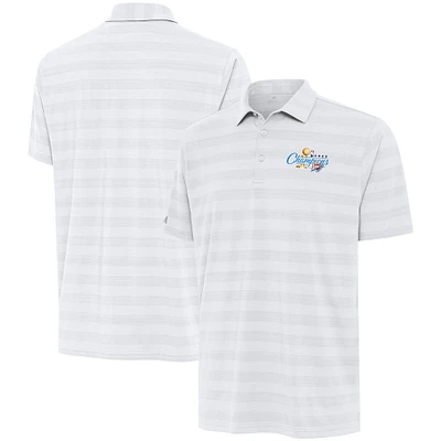 Men's Antigua  White Oklahoma City Thunder 2025 NBA Finals Champions Tunnel Polo